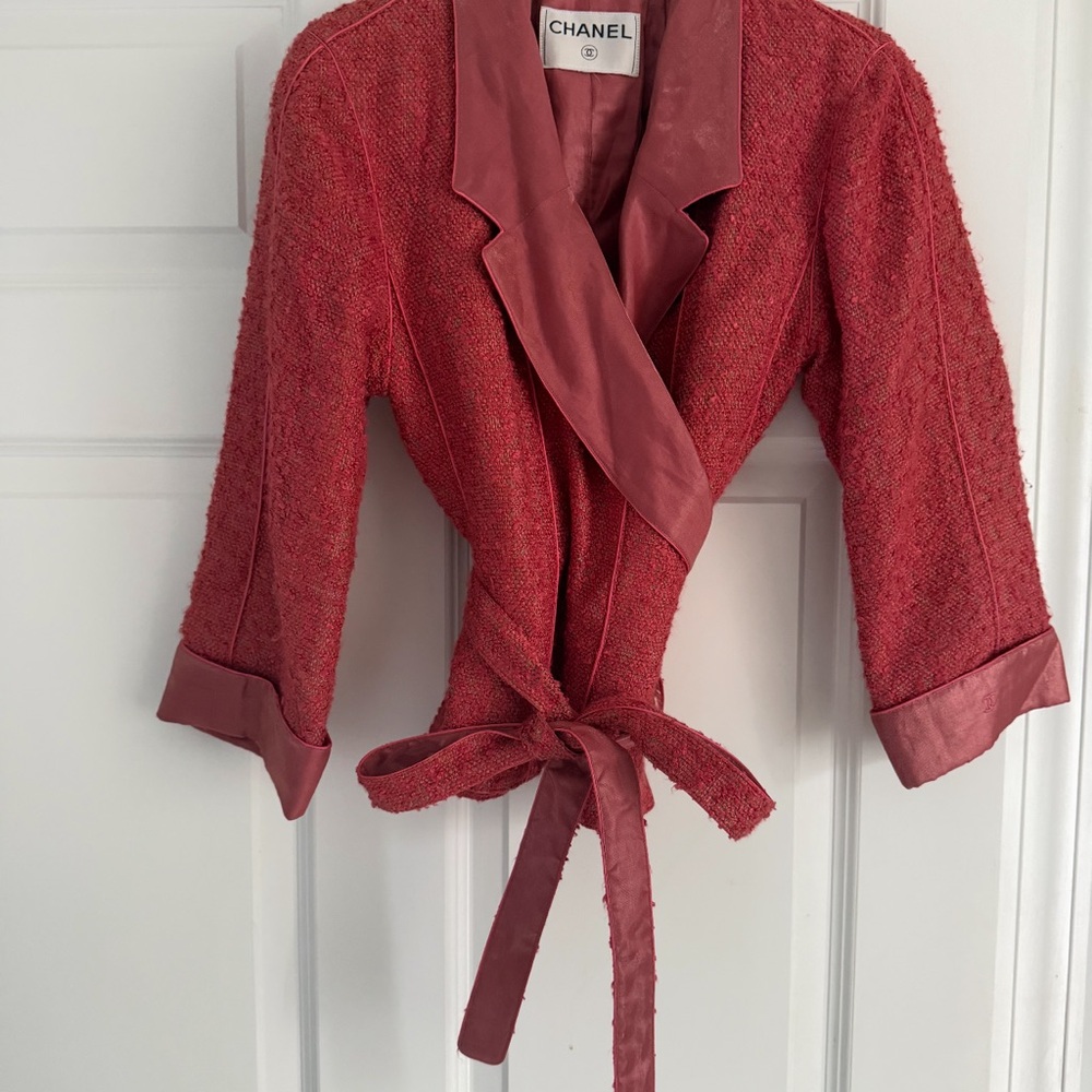 Chanel Women's Tweed wrap jacket